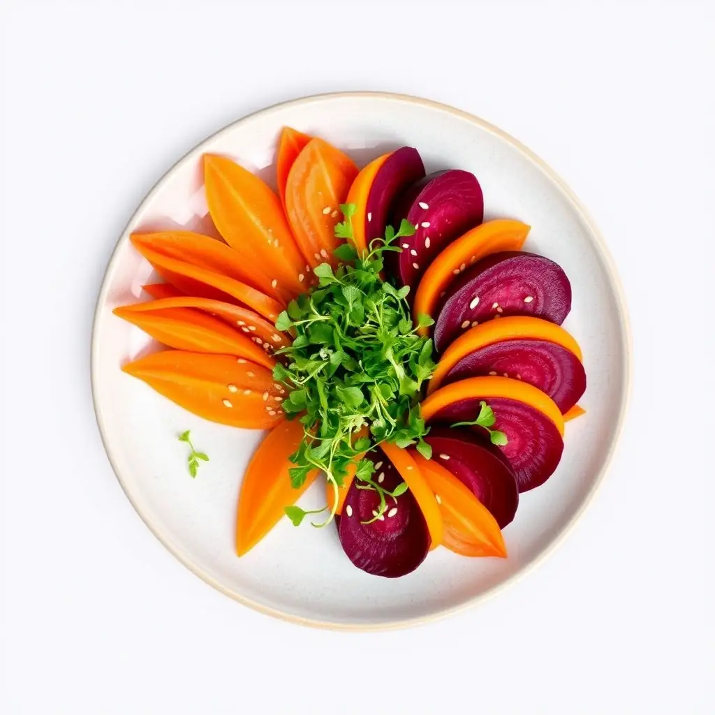 Vegan Sashimi (Carrot & Beet)